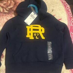 Polo by Ralph Lauren Navy and Yellow Kids Hoodie
